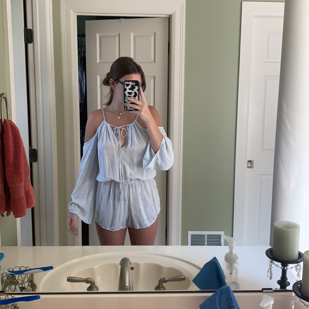 Planet Blue Blue Romper